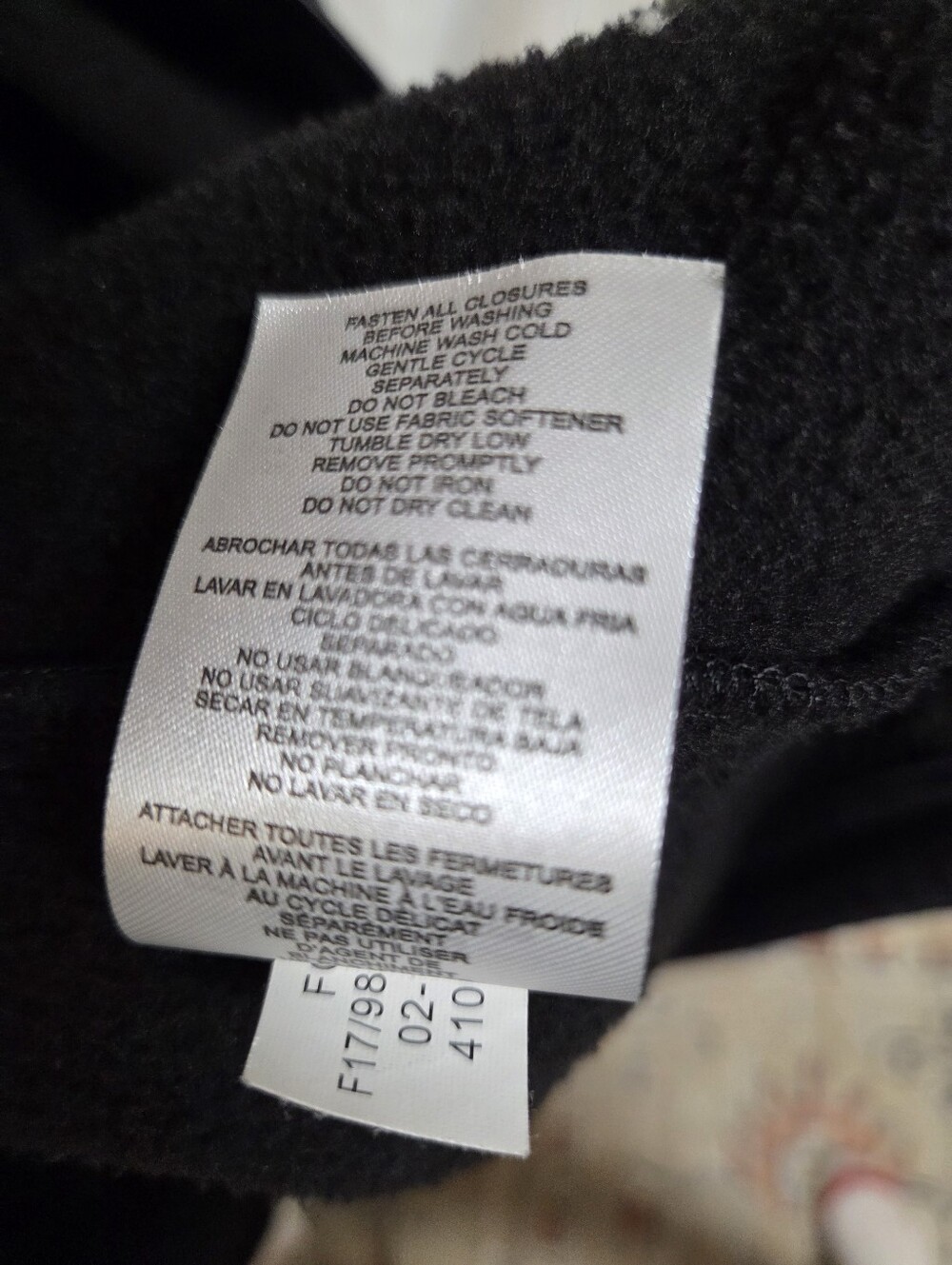 Free Country Men's Black & Gray Lightweight Fleece Jacket - Picture 7 of 8